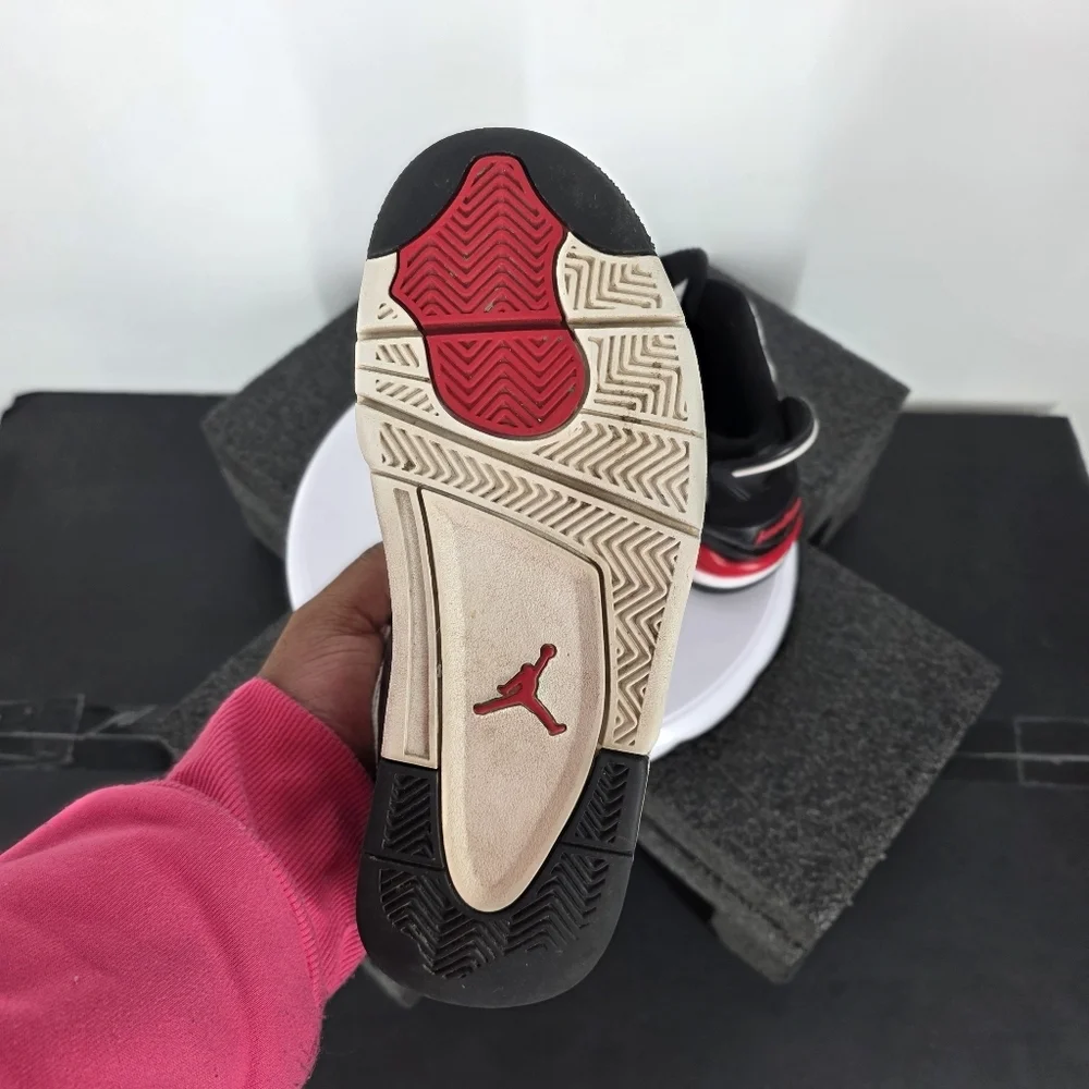 Jordan Dub Zero GS Fire Red White Black Laser Size 7Y 8.5 W Shoes DV1360-162